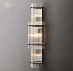 LED Glass San Marco Round Wall Lamp for Living Room Bedroom Bathroom Decor