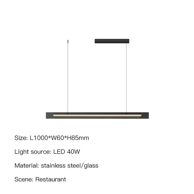 LED Chandelier: Modern Minimalist Style for Home, Office, Bar & More