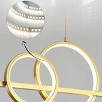 LED Pendant Lights: Modern Minimalist Chandelier with Remote Control, Ideal for Kitchen, Dining, Office