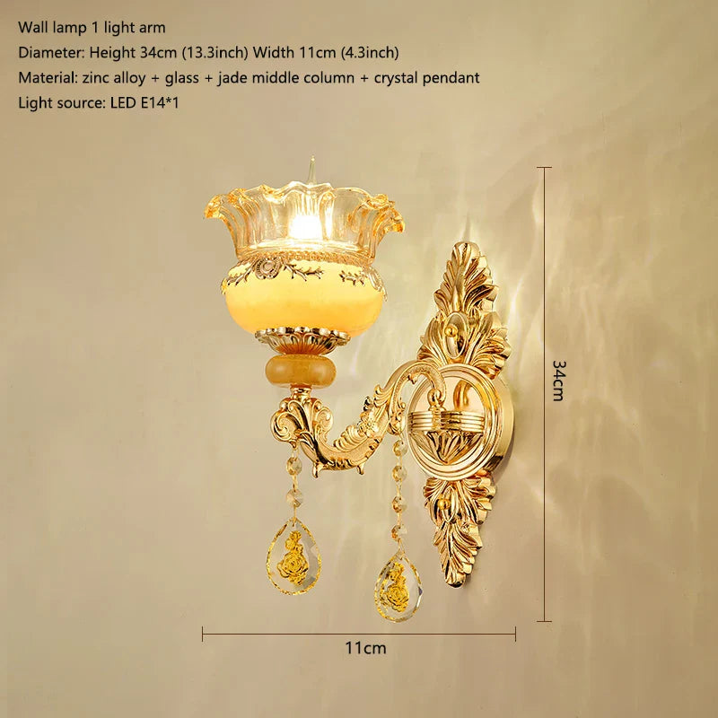 Luxury Jade Crystal Chandelier for Elegant Living Spaces