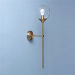Glass Lampshade Wall Sconces for Bedside and Living Room Decor