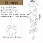 LED Chandelier: Modern Lighting for Living, Dining, and Staircase Areas