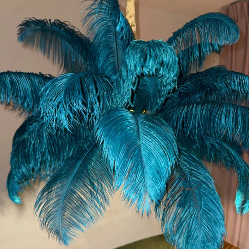 Nordic Feather LED Pendant Lamp - Luxe Home Decor & Indoor Lighting