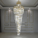 Luxury Crystal Chandelier for Duplex Building, Hotel Lobby, Villa Staircase & Hall