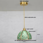 Crystal Glass LED Pendant Lamp, Adjustable Modern Luxury Hanging Lights