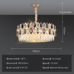 Crystal Chandelier: Postmodern Living Room Dining Bedroom Lamp, Luxury & Creative