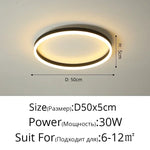 Circular LED Ceiling Lights for Home Decor and Indoor Lighting