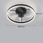 7-Leaf Tri-Color Fan Lights: Modern Energy-Saving Ceiling Fan LED for Living, Bedroom, Dining