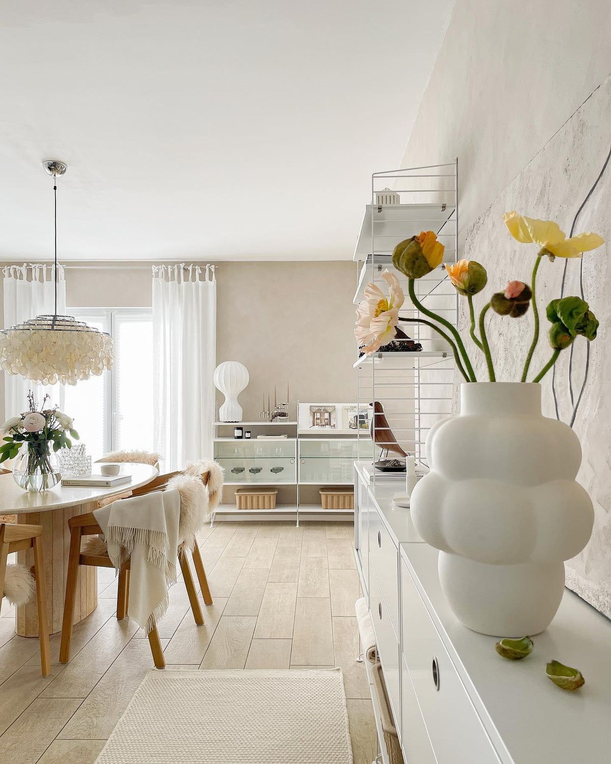 Shell Chandelier