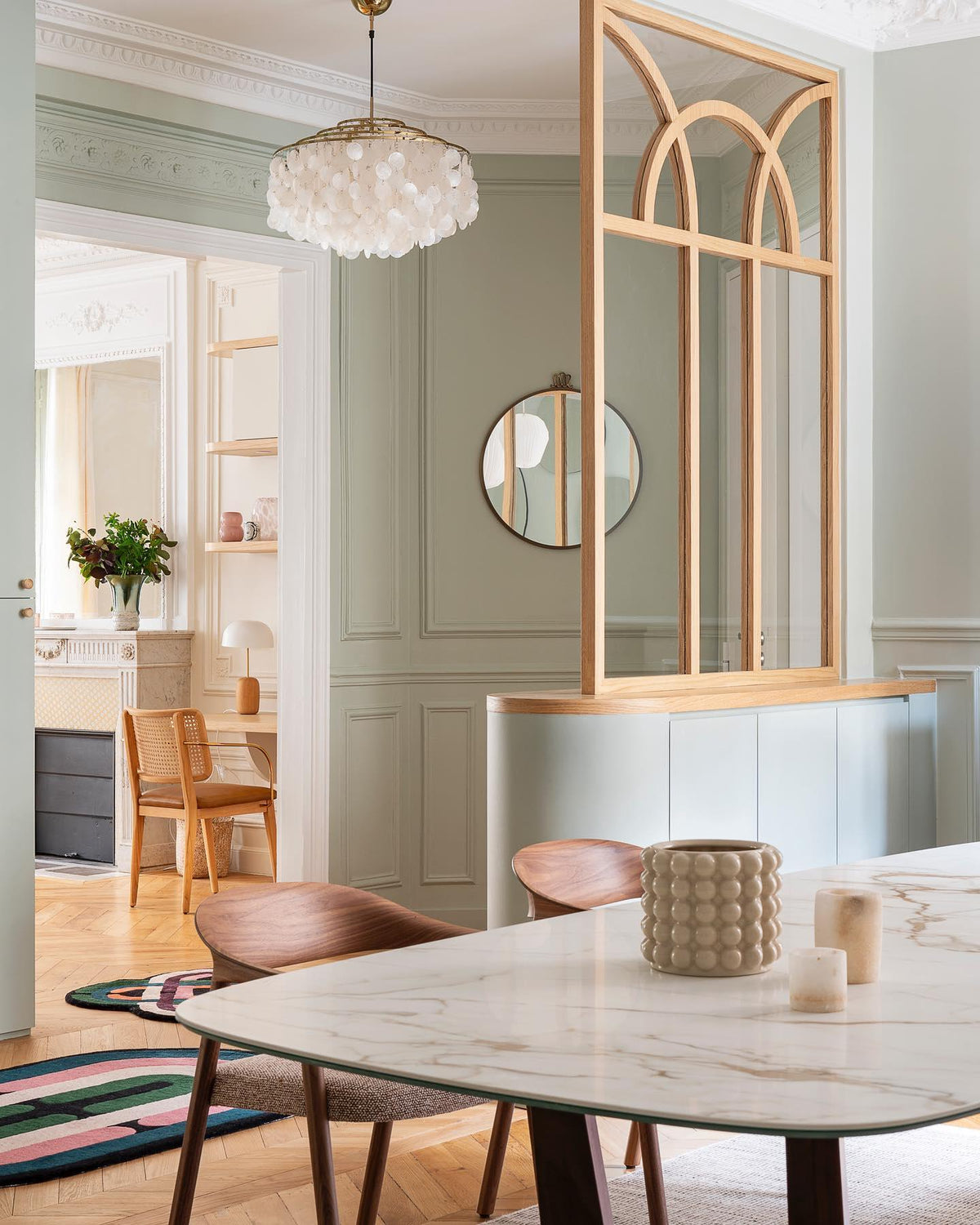 Shell Chandelier