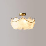 Shell Glass Ceiling Lamp