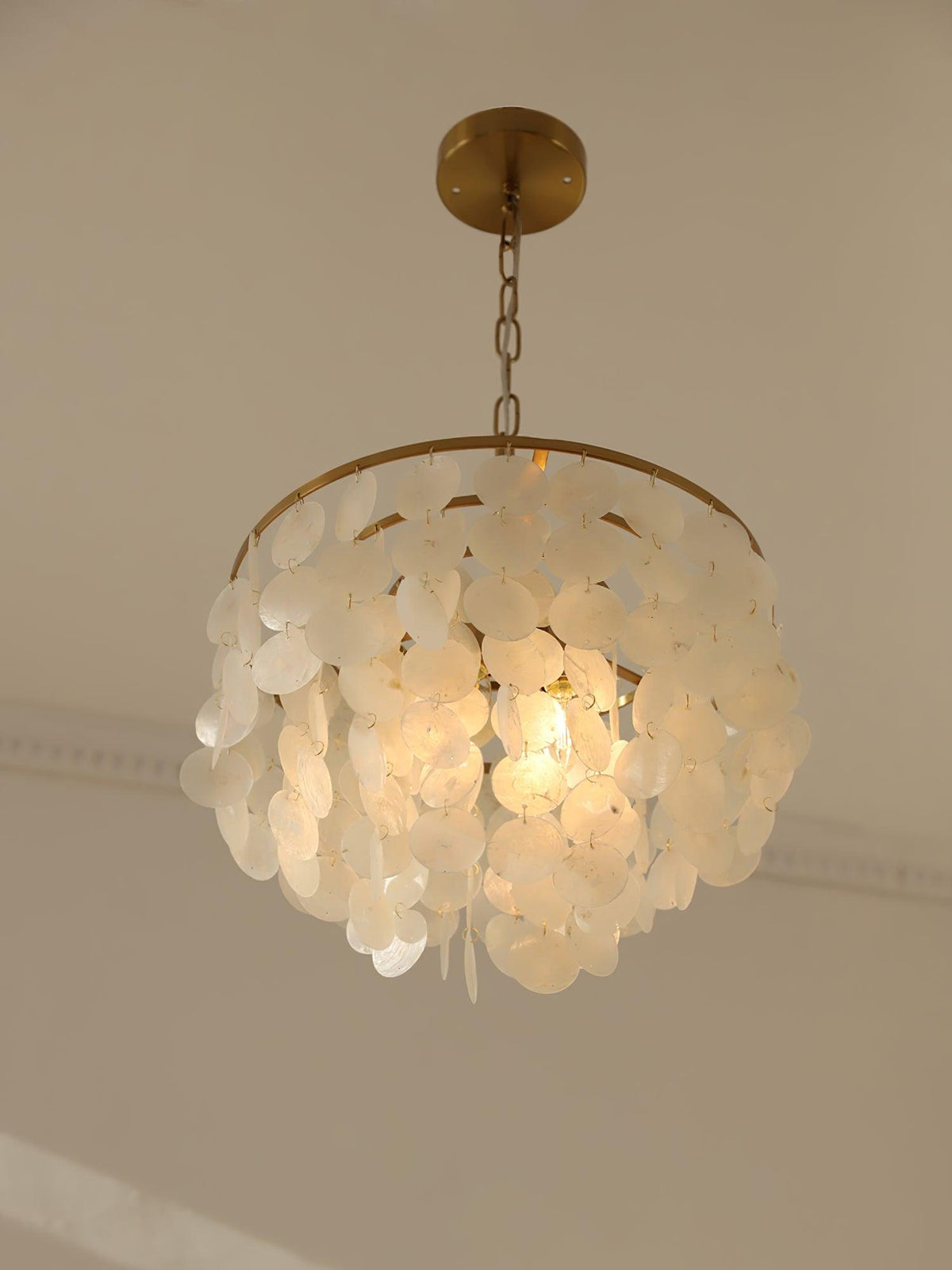 Shell Wind Chime Chandelier