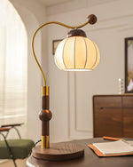 Silk Globe Table Lamp 7.9"