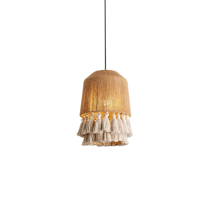 Small Bamboo Hat Pendant Lamp