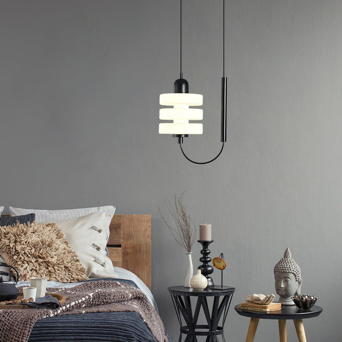Small Nordic Glass Pendant Lamp 11.8"