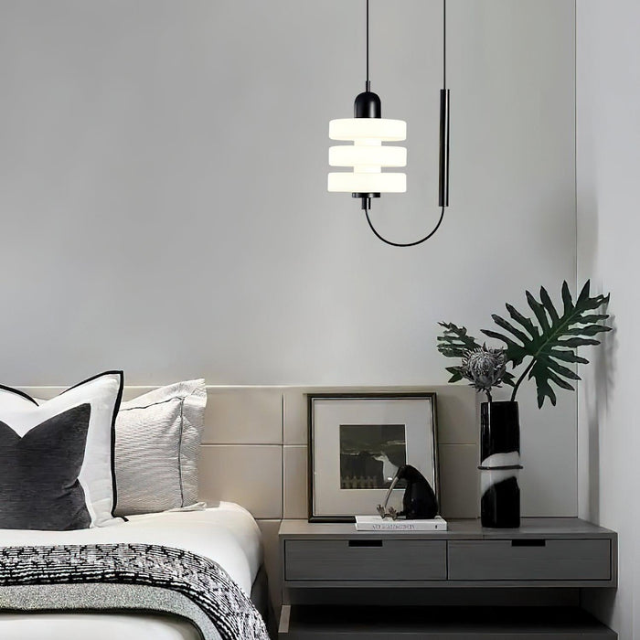 Small Nordic Glass Pendant Lamp 11.8"