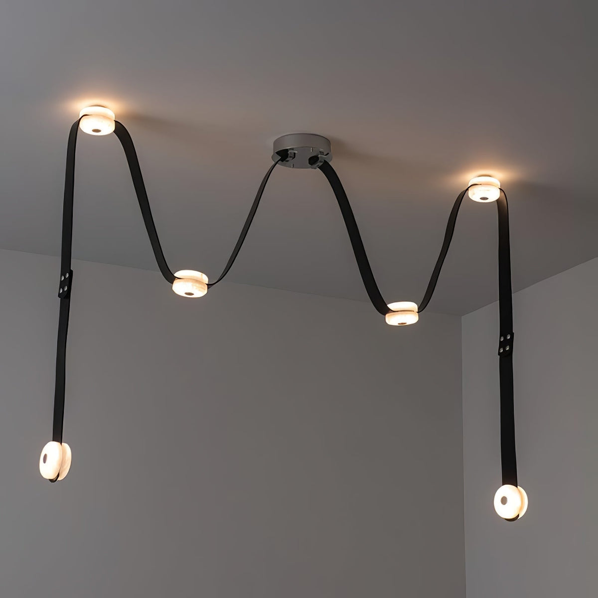 Snaps Alabaster Pendant Light