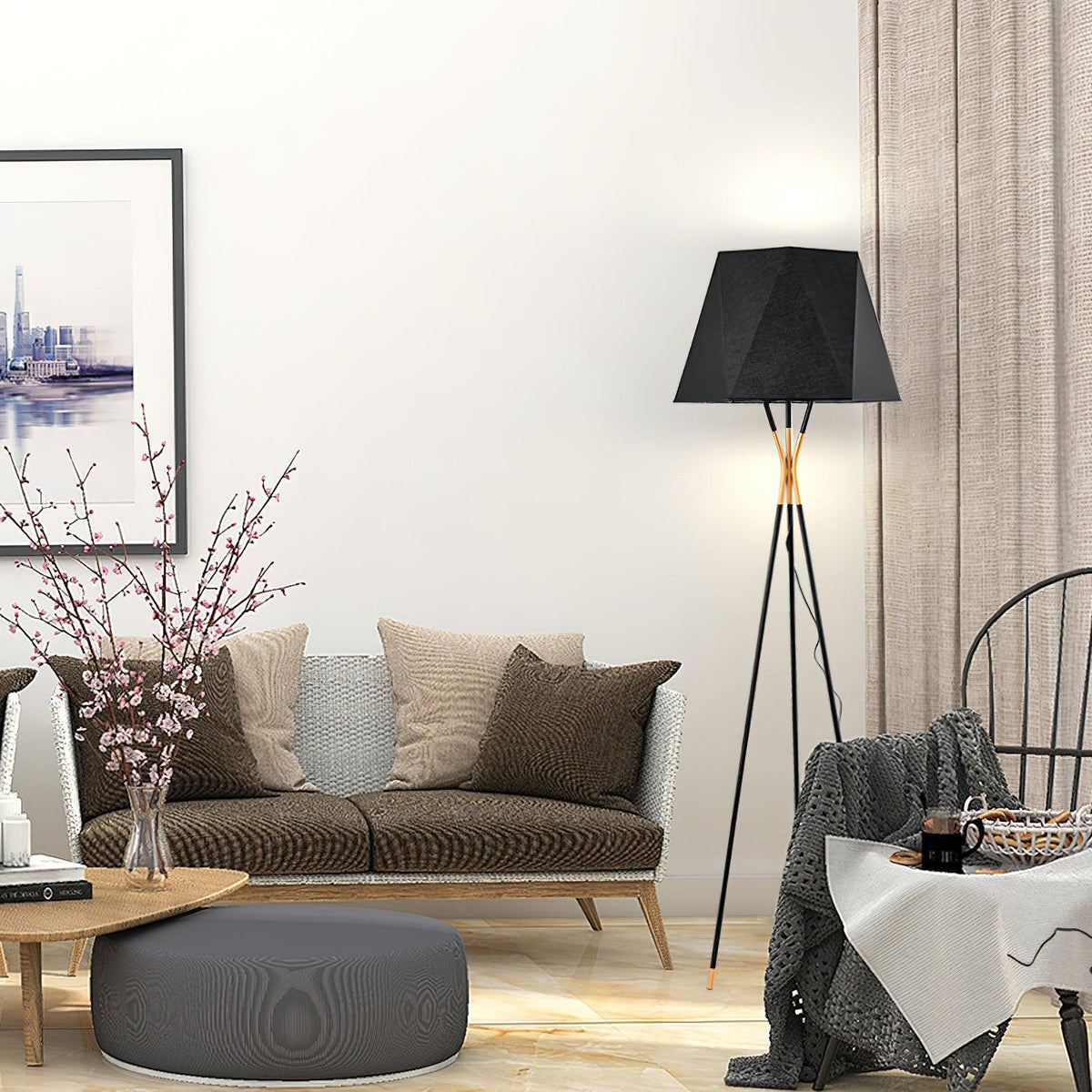 Solitaire Floor Lamp 22.4″