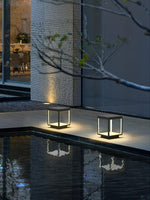 Square Frame Post Outdoor Light