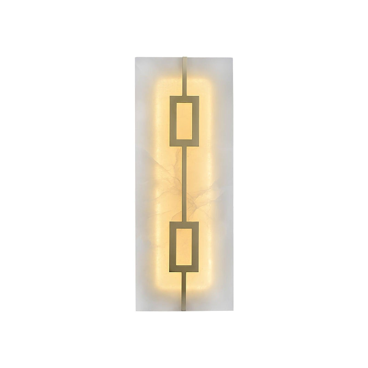 Square Alabaster Wall Lamp