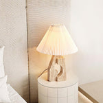 Stone Pillar Table Lamp 16.9"