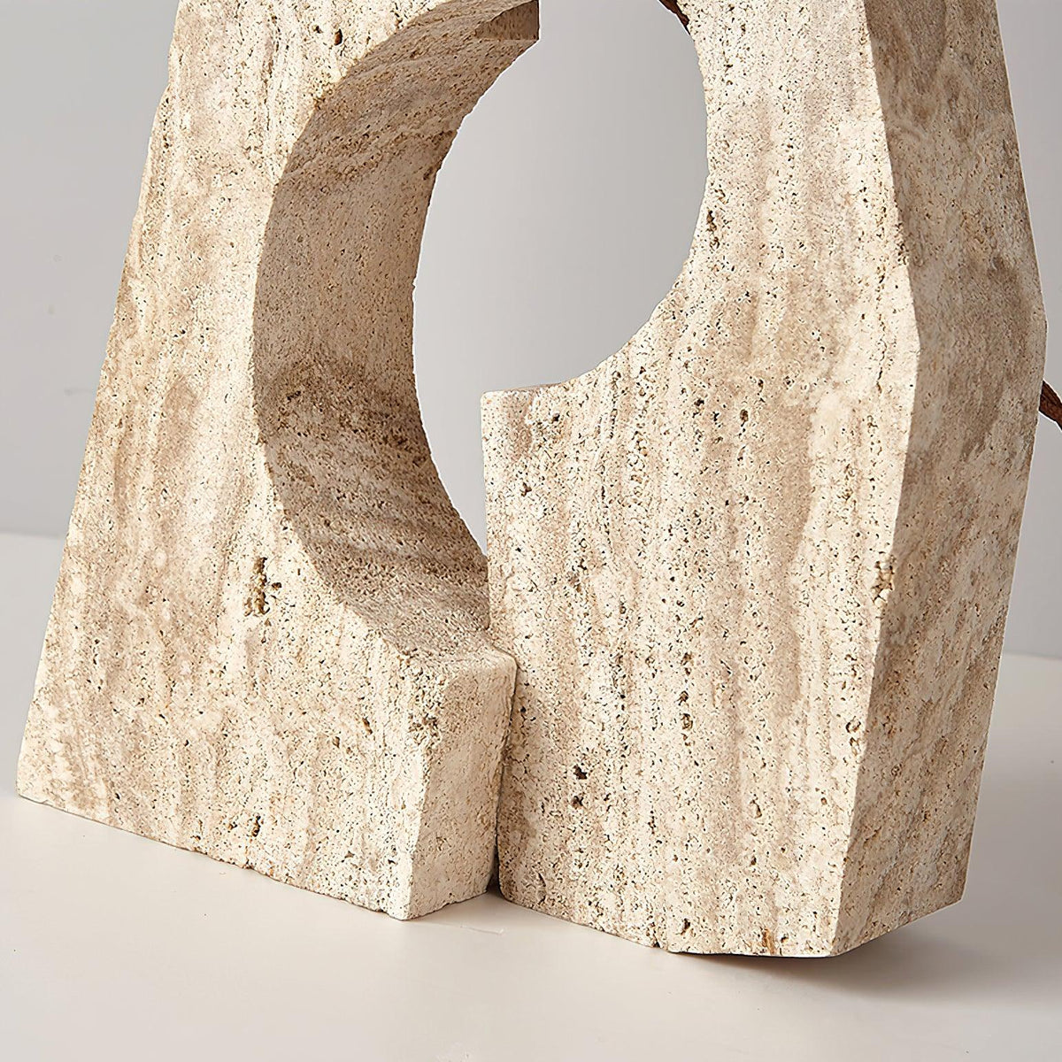 Stone Pillar Table Lamp 16.9"