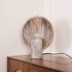 Stone Table Lamp 11.8"
