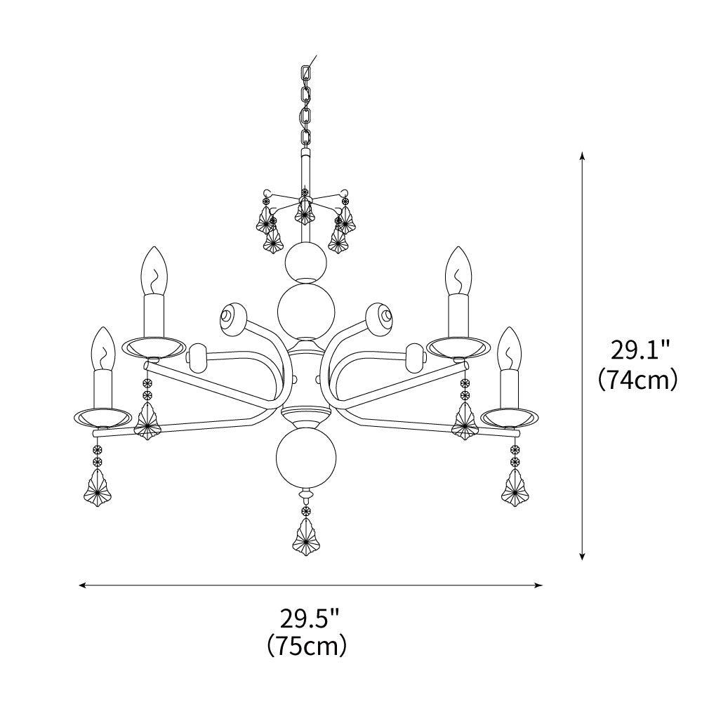 Sunburst Chandelier