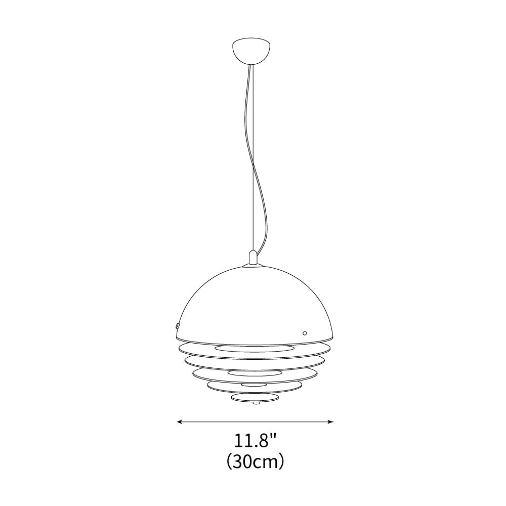 Sunset Pendant Light 11.8"