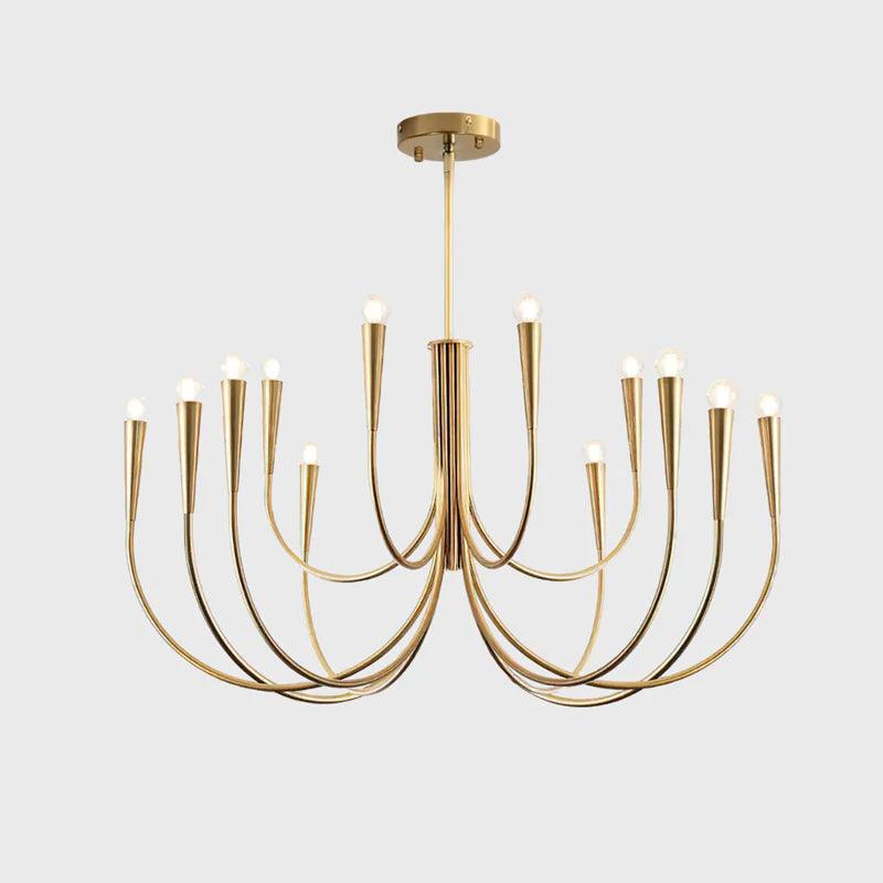 Swoop Arm Chandelier