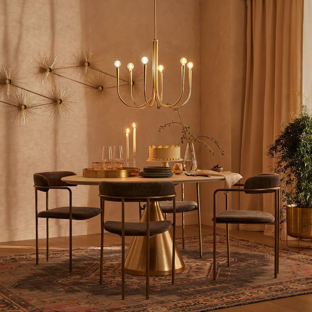 Swoop Arm Chandelier