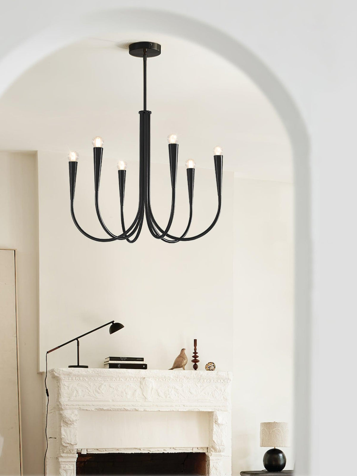 Swoop Arm Chandelier