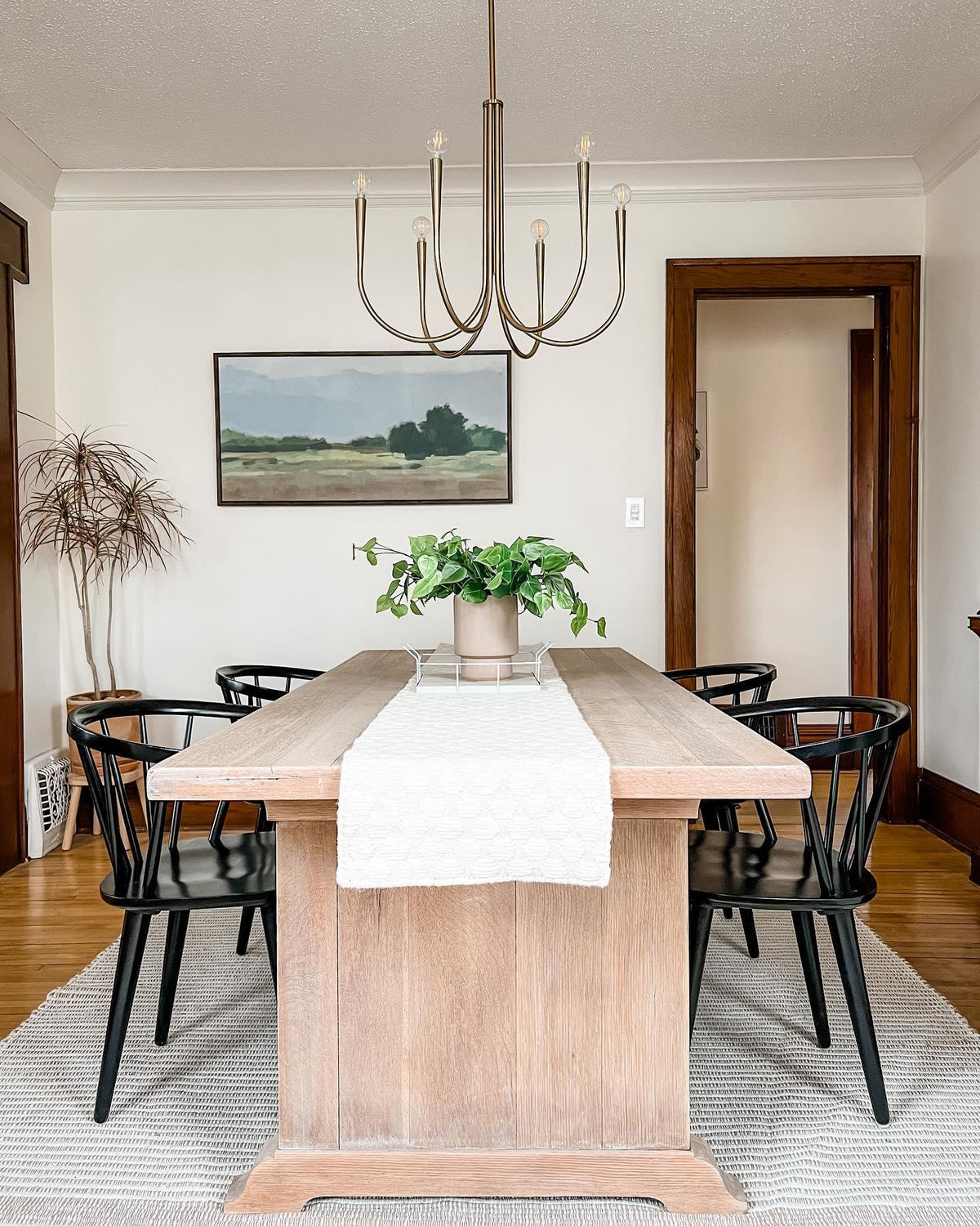 Swoop Arm Chandelier