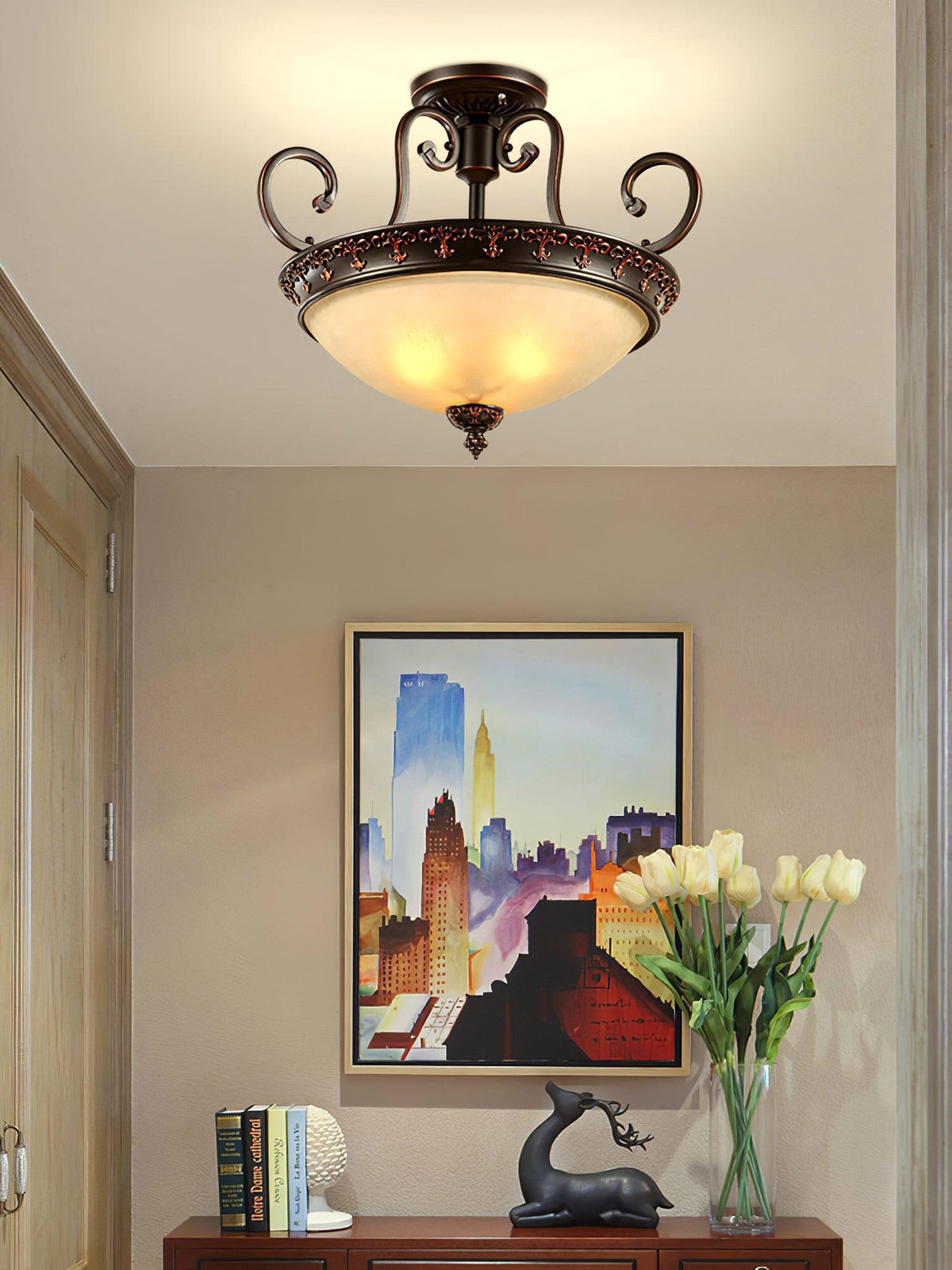 Symphony Semi-Flush Ceiling Light 21.7"