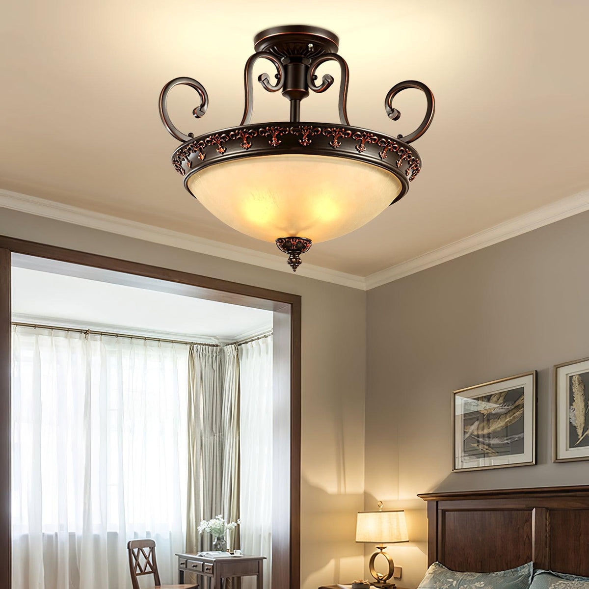 Symphony Semi-Flush Ceiling Light 21.7"