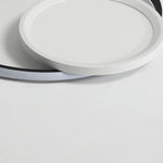 Overlap Round Black Flush Mount Ceiling Lights Kitchen Dining Room Ceiling Lights