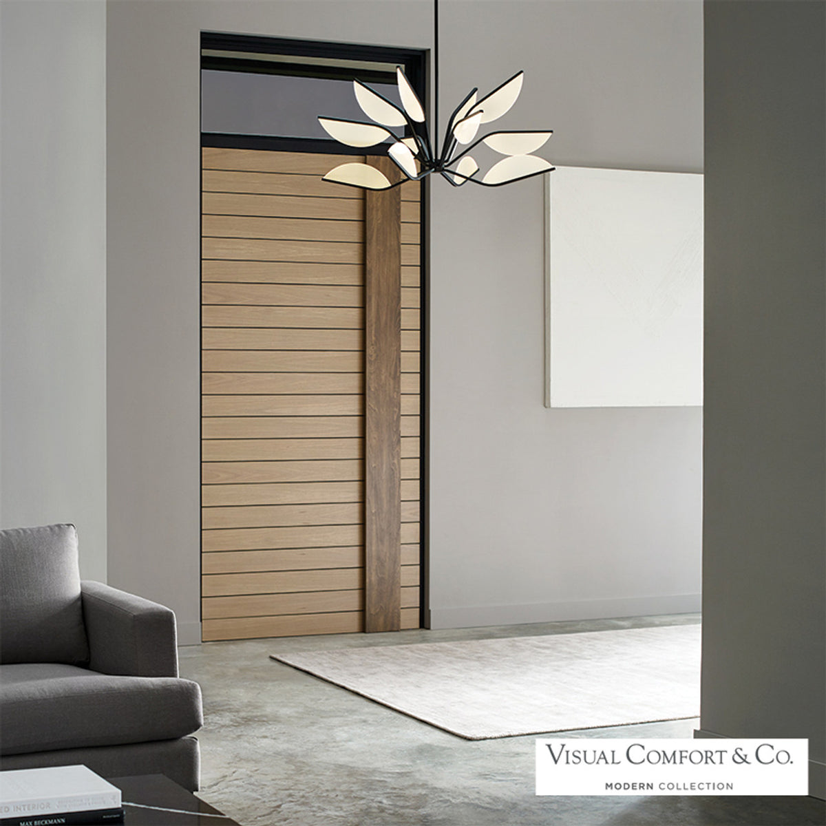 Belterra Chandelier, 12-Light, LED, Matte Black, Acrylic, 38"W (700BLT38B-LED930 70P9D5Z)