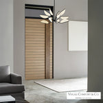 Belterra Chandelier, 12-Light, LED, Matte Black, Acrylic, 38"W (700BLT38B-LED930 70P9D5Z)