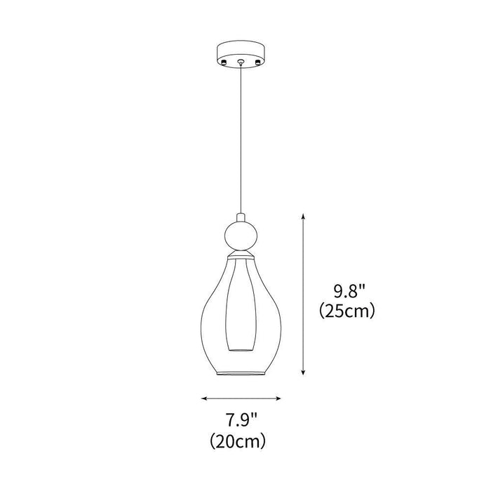 Teardrop Pendant Light