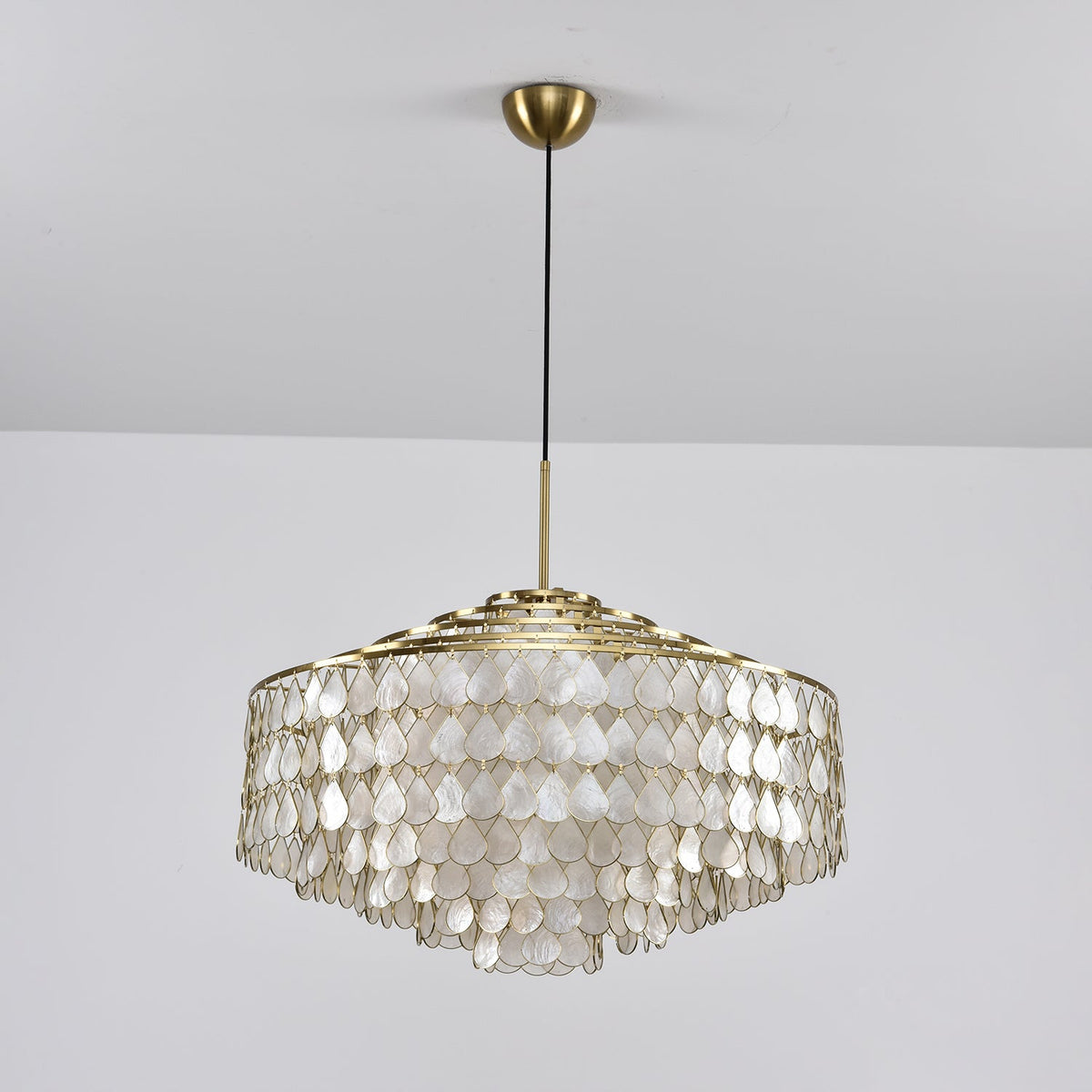 Teardrops Shell Chandelier