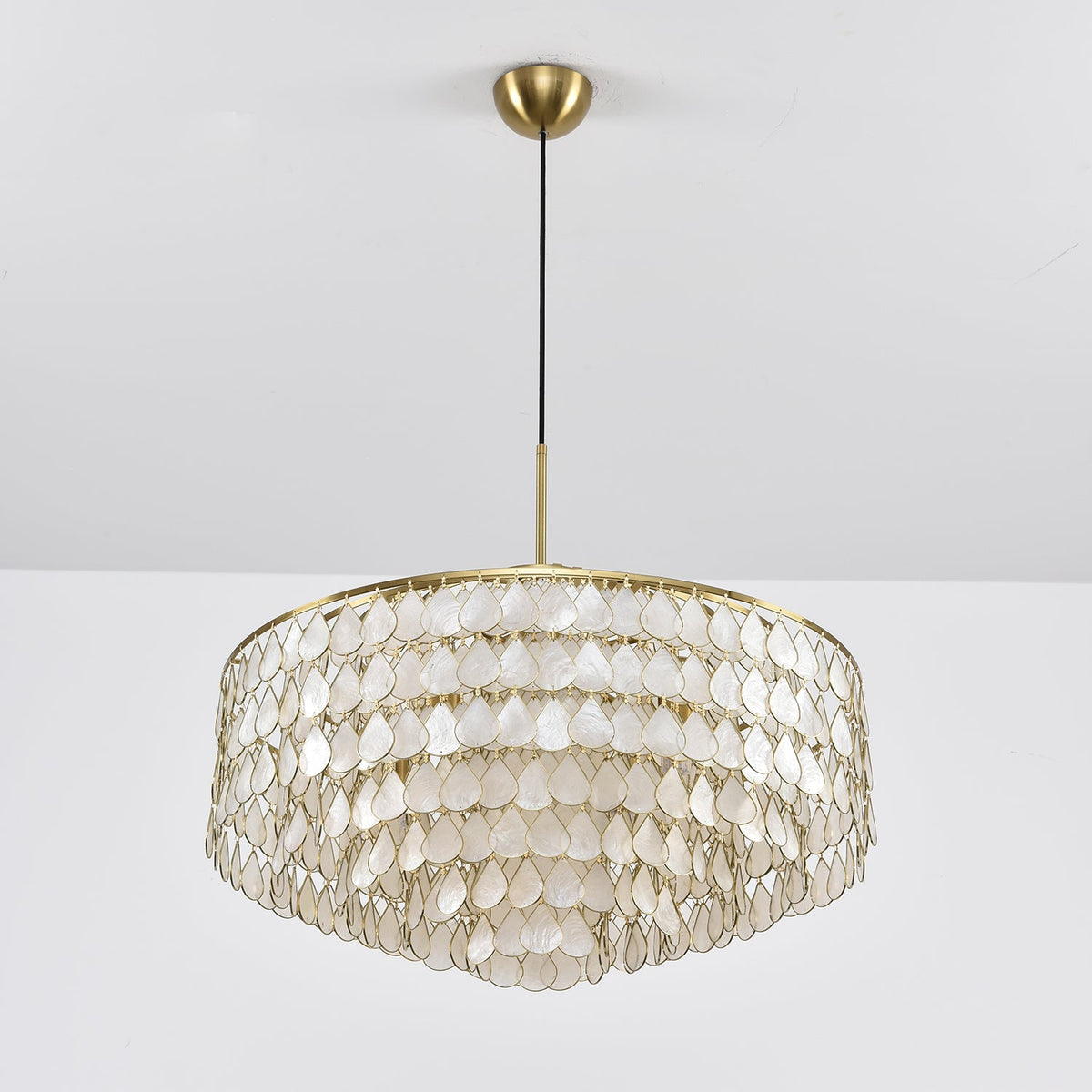 Teardrops Shell Chandelier