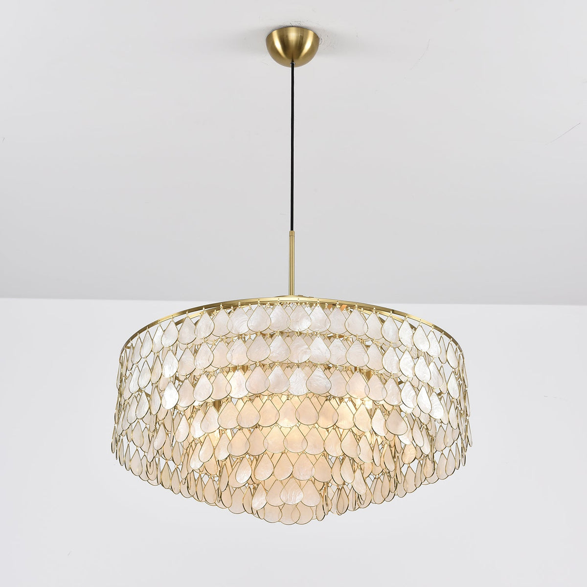 Teardrops Shell Chandelier