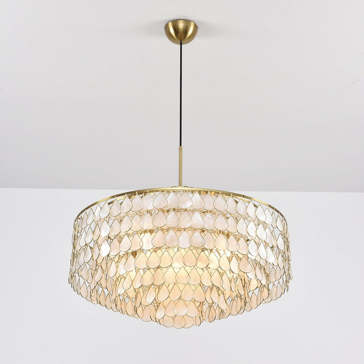 Teardrops Shell Chandelier