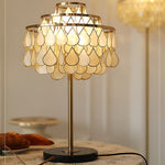 Teardrops Shell Table Lamp