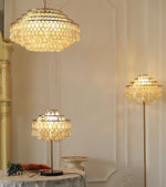 Teardrops Shell Table Lamp