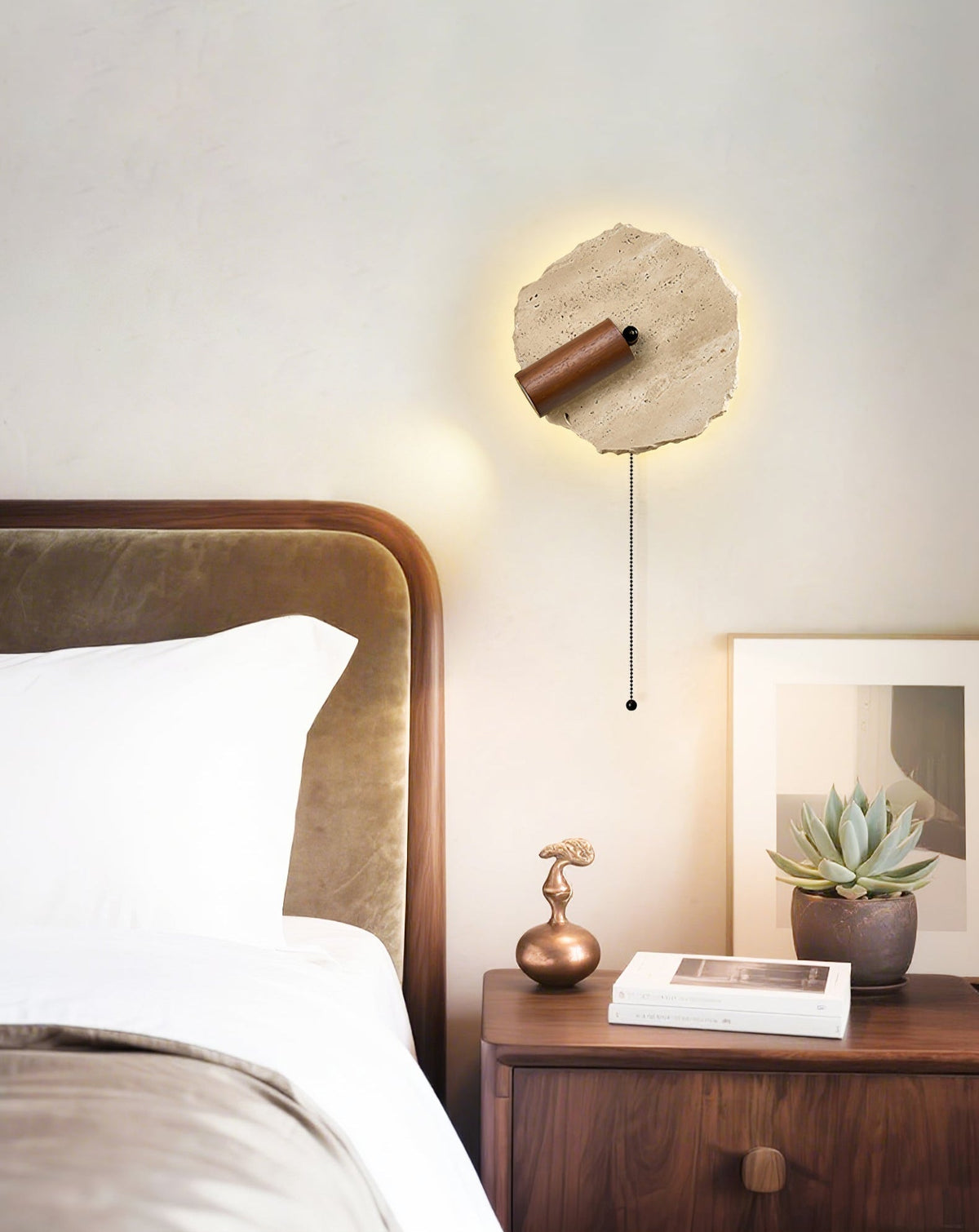 Thalos Travertine Wall Light