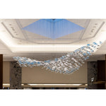 DIY Flying Wave Chandelier