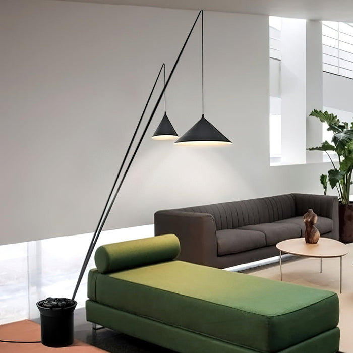 The Noir Arc Floor Lamp