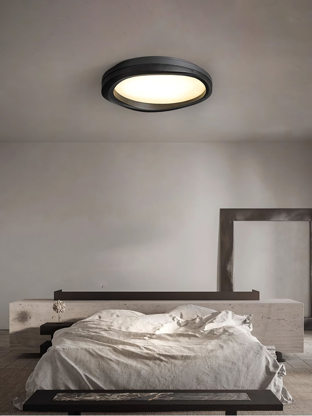 Timber Round Wood Ceiling Lamp