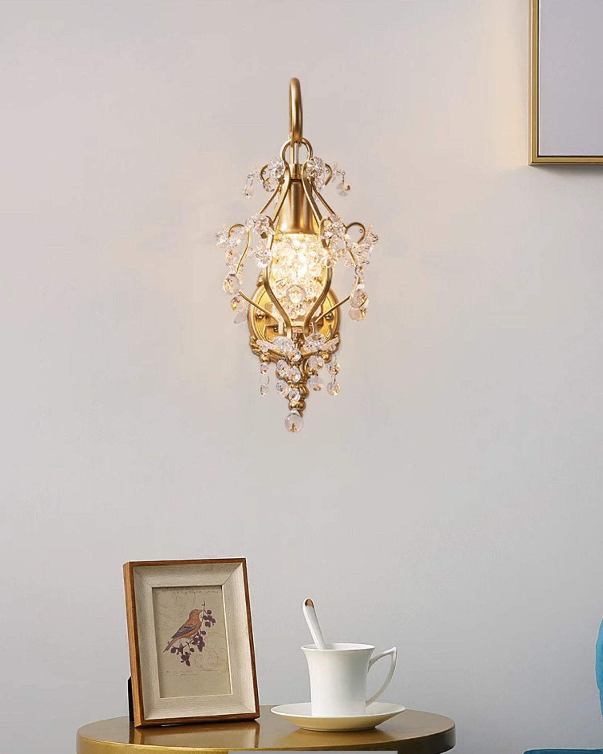 Timon Crystal Wall Lamp 8.7"